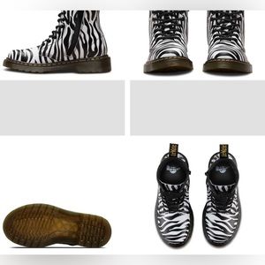 Kids Doc Martens zebra Size 1